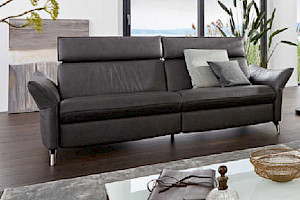 Ledersofa Z20145 - 2,5 Sitzer mit Funktion