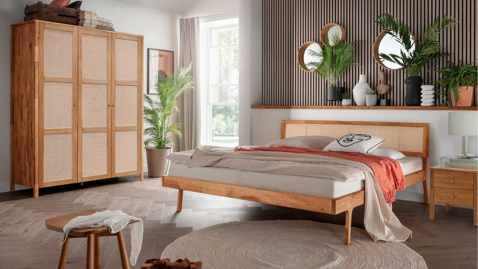 Schlafzimmer massiv Wildeiche Z21466