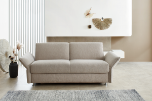 Schlafsofa Z21778 - Stoffbezug, beige