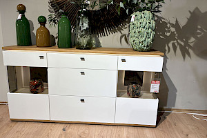 Sideboard Mailand in Soft-White- Wildeiche