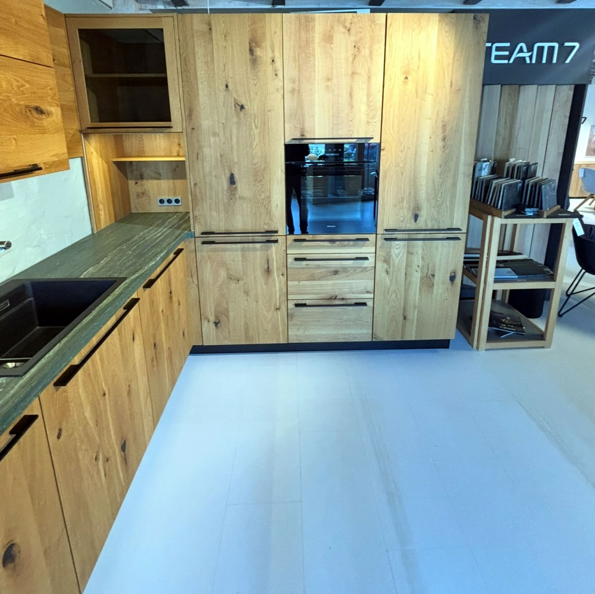 TEAM 7 Küche LOFT Vollholz Eiche -Wild geölt