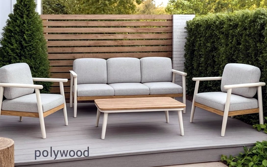 AKTION Gartenlounge Gartenmöbel-Gruppe 4-teilig